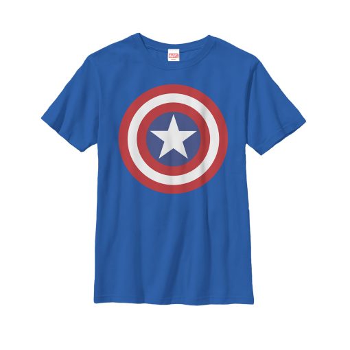 Boy’s Marvel Captain America Bold Shield T-Shirt