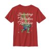 Boy’s Marvel Christmas Hulk Wishes T-Shirt