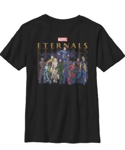 Boy’s Marvel Eternals Group Repeating T-Shirt