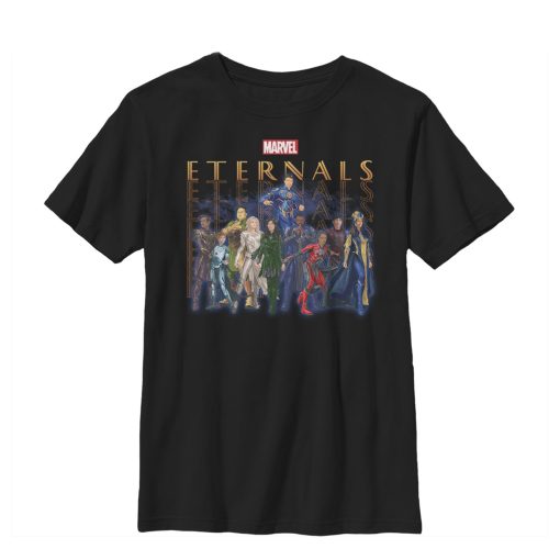 Boy’s Marvel Eternals Group Repeating T-Shirt