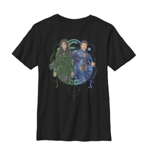 Boy’s Marvel Eternals Sersi and Ikaris Duo T-Shirt