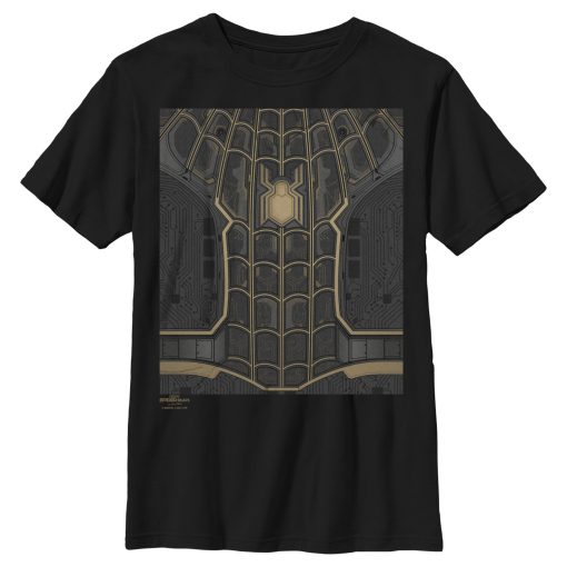 Boy’s Marvel Spider-Man No Way Home Black Suit T-Shirt