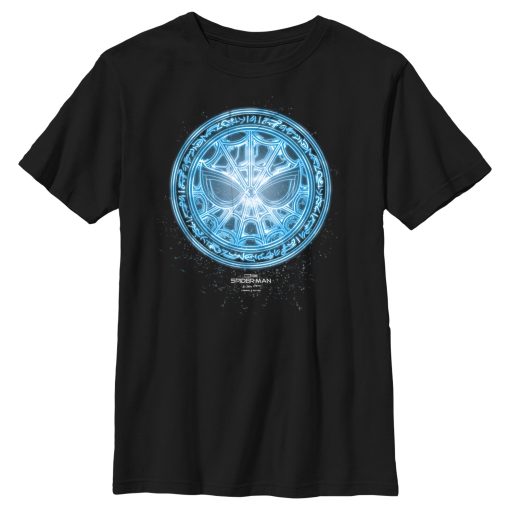 Boy’s Marvel Spider-Man No Way Home Blue Spidey Rune T-Shirt