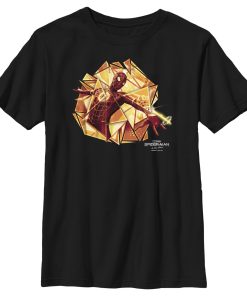 Boy’s Marvel Spider-Man No Way Home Gold Web Shot T-Shirt