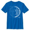 Boy’s Marvel Spider-Man No Way Home Spider Icon Blueprint T-Shirt