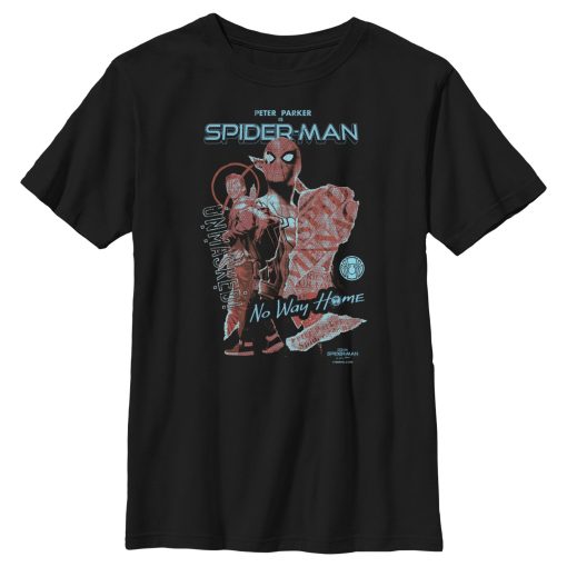 Boy’s Marvel Spider-Man No Way Home Unmasked T-Shirt