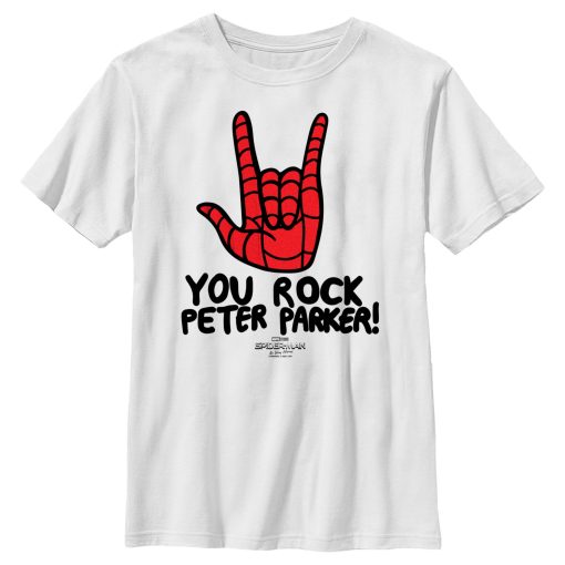 Boy’s Marvel Spider-Man No Way Home You Rock Peter Parker T-Shirt