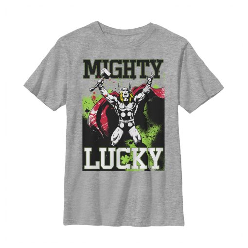 Boy’s Marvel St. Patrick’s Day Mighty Lucky Thor T-Shirt