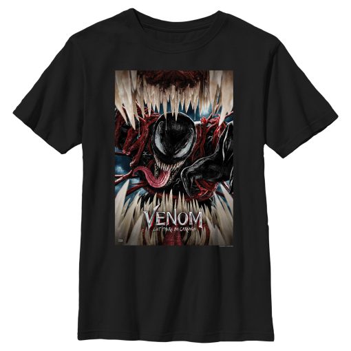 Boy’s Marvel Venom Let There be Carnage Razor Teeth T-Shirt