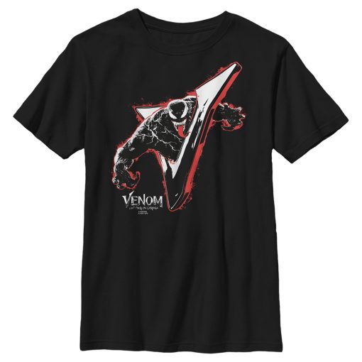 Boy’s Marvel Venom Let There be Carnage Shiny V T-Shirt