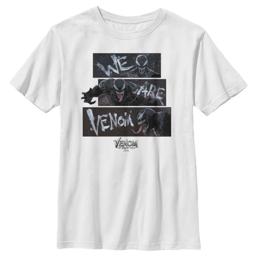 Boy’s Marvel Venom Let There be Carnage We are Venom Comic T-Shirt