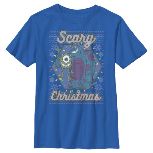 Boy’s Monsters Inc Christmas Scary Monsters T-Shirt