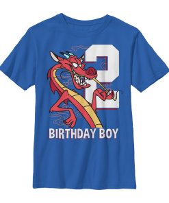 Boy’s Mulan Mushu 2nd Birthday T-Shirt