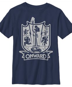 Boy’s Onward Character Icon Crest T-Shirt