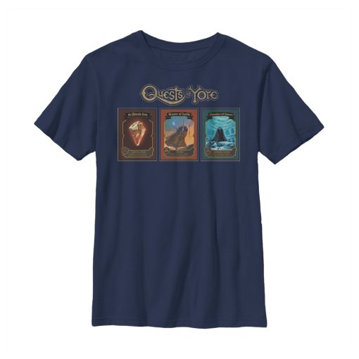 Boy’s Onward Quests of Yore Playing Cards T-Shirt