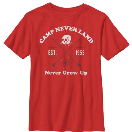 Boy’s Peter Pan Camp Neverland Est. 1953 T-Shirt