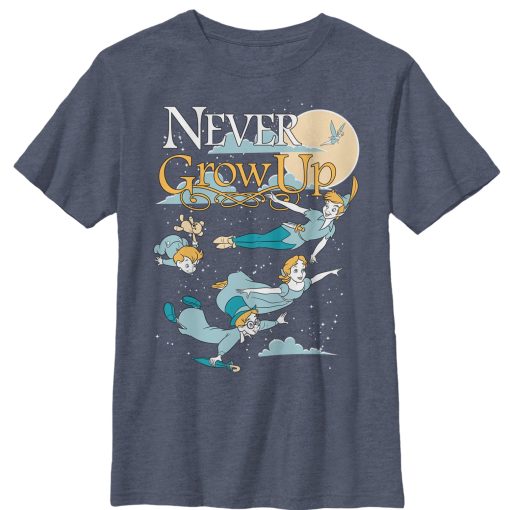 Boy’s Peter Pan Never Grow Up T-Shirt