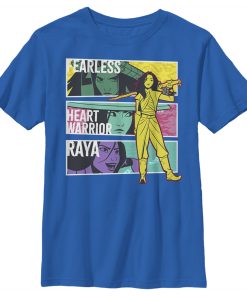 Boy’s Raya and the Last Dragon Fearless Heart Warrior Raya T-Shirt