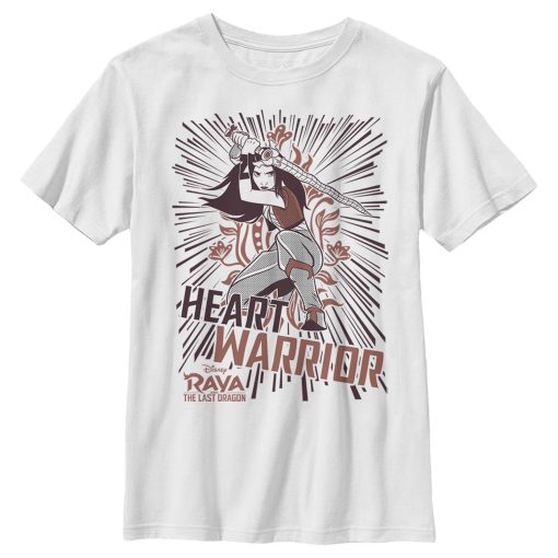 Boy’s Raya and the Last Dragon Heart Warrior T-Shirt