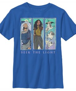 Boy’s Raya and the Last Dragon Seek the Light T-Shirt