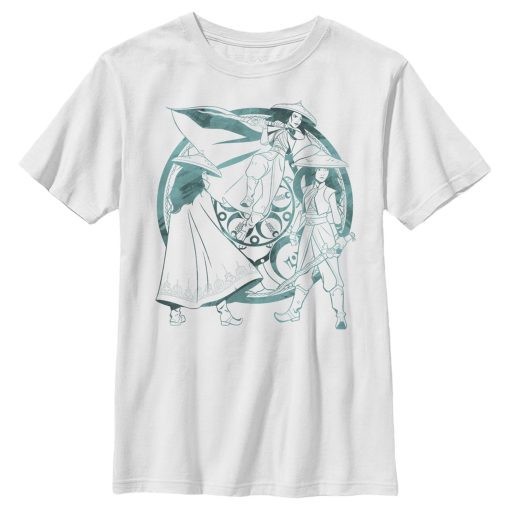 Boy’s Raya and the Last Dragon Watercolor Raya T-Shirt