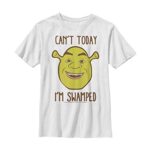 Boy’s Shrek Can’t Today I’m Swamped T-Shirt