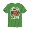 Boy’s Shrek Christmas Santa Claws Puss in Boots T-Shirt