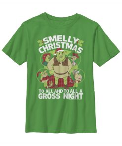 Boy’s Shrek Christmas Smelly T-Shirt