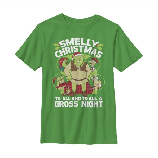 Boy’s Shrek Christmas Smelly T-Shirt