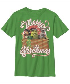 Boy’s Shrek Merry Shrekmas T-Shirt