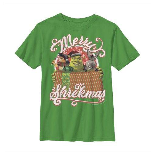 Boy’s Shrek Merry Shrekmas T-Shirt