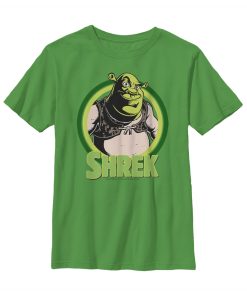 Boy’s Shrek Vest Retro Circle T-Shirt