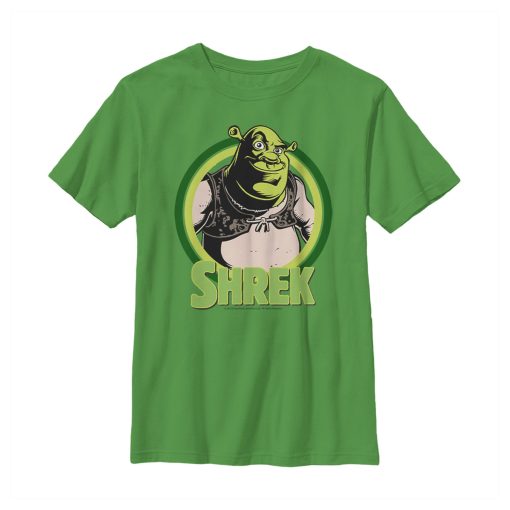 Boy’s Shrek Vest Retro Circle T-Shirt