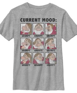 Boy’s Snow White and the Seven Dwarfs Grumpy Current Mood T-Shirt