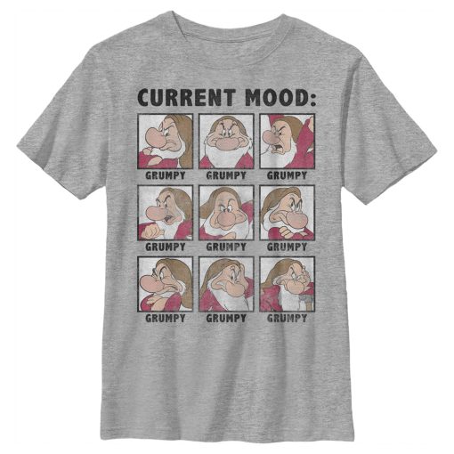 Boy’s Snow White and the Seven Dwarfs Grumpy Current Mood T-Shirt