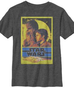 Boy’s Solo A Star Wars Story Sunset Frame T-Shirt