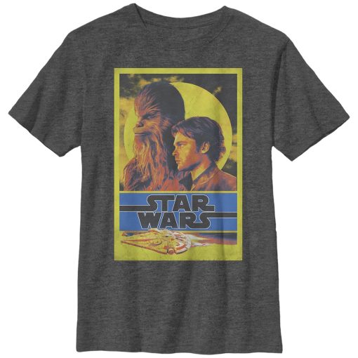 Boy’s Solo A Star Wars Story Sunset Frame T-Shirt