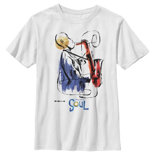 Boy’s Soul Watercolor Saxophonist T-Shirt