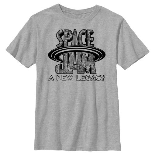 Boy’s Space Jam A New Legacy Cyber Logo T-Shirt