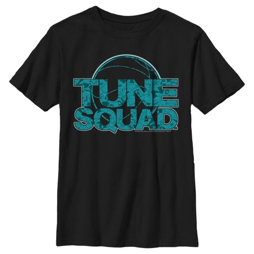 Boy’s Space Jam A New Legacy Tune Squad Basketball Logo T-Shirt