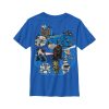 Boy’s Star Wars Cartoon Character Streaks T-Shirt