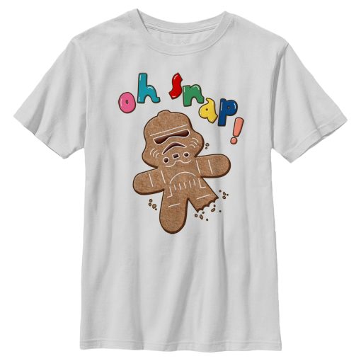 Boy’s Star Wars Christmas Stormtrooper Snap T-Shirt