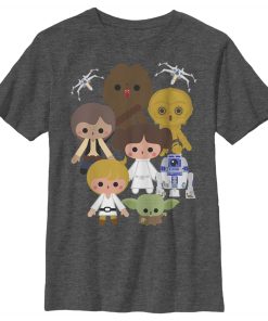 Boy’s Star Wars Cute Cartoon Rebels T-Shirt