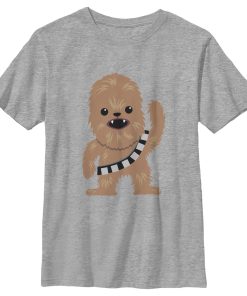 Boy’s Star Wars Cute Chewbacca Cartoon T-Shirt