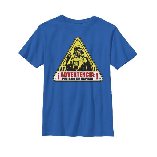 Boy’s Star Wars Darth Vader Warning T-Shirt