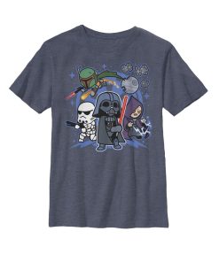 Boy’s Star Wars Empire Cartoon Characters T-Shirt