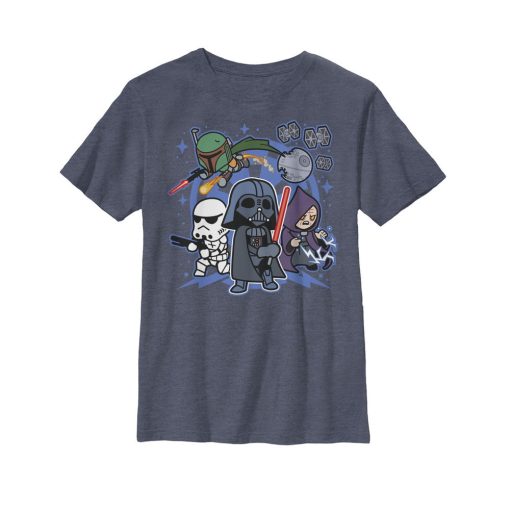 Boy’s Star Wars Empire Cartoon Characters T-Shirt