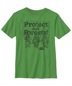 Boy’s Star Wars Ewok Protect Our Forests T-Shirt