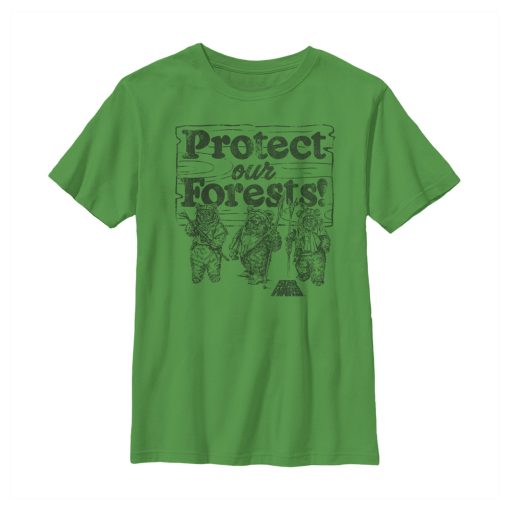 Boy’s Star Wars Ewok Protect Our Forests T-Shirt