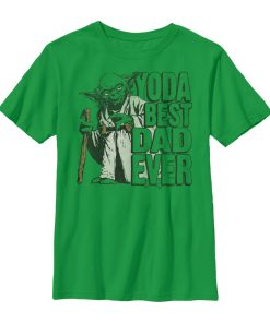 Boy’s Star Wars Father’s Day Yoda Best T-Shirt